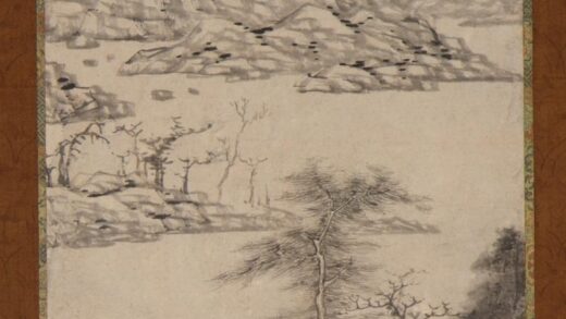 倪瓒 湖山林木图.jpg