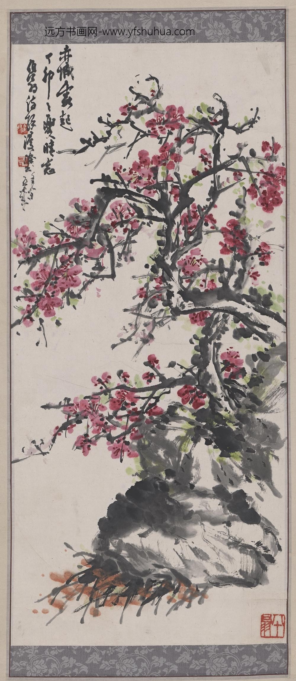 刘伯年_梅花图轴