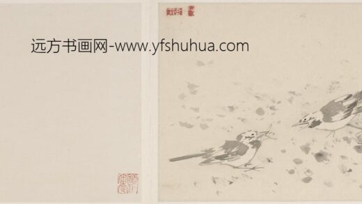 刘期侃 双禽图.jpg