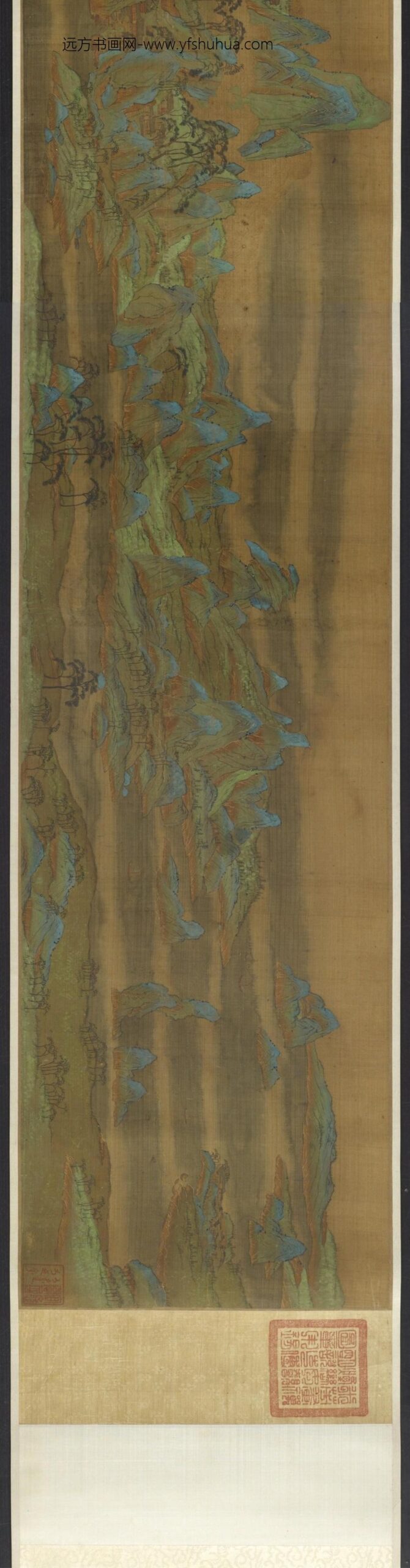刘松年_青绿山水图卷_