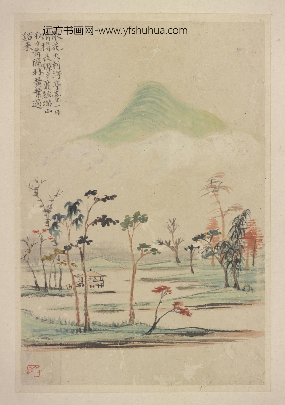 华岩_新罗山人山水神品册_