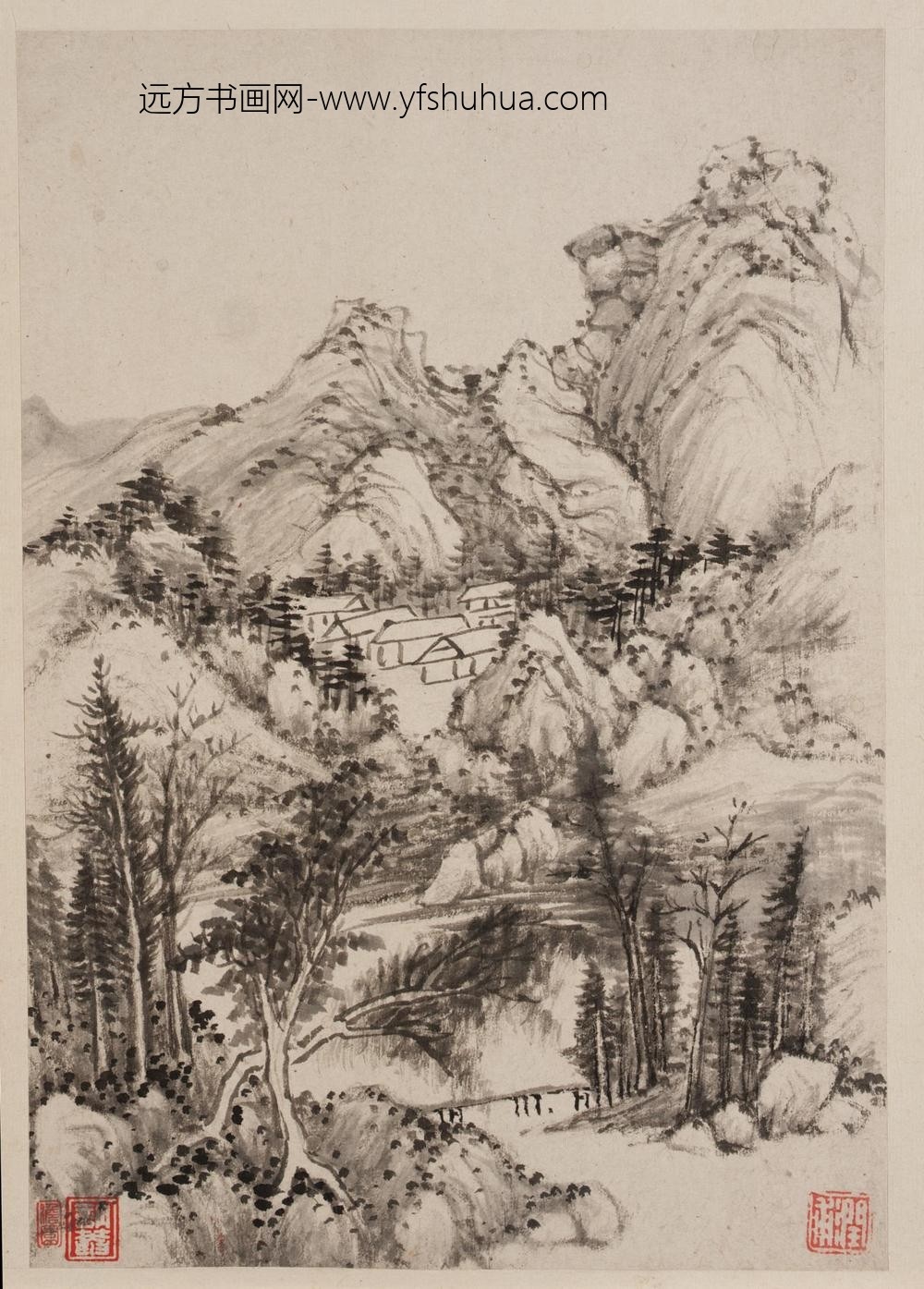 卞文瑜_仿古山水图册_