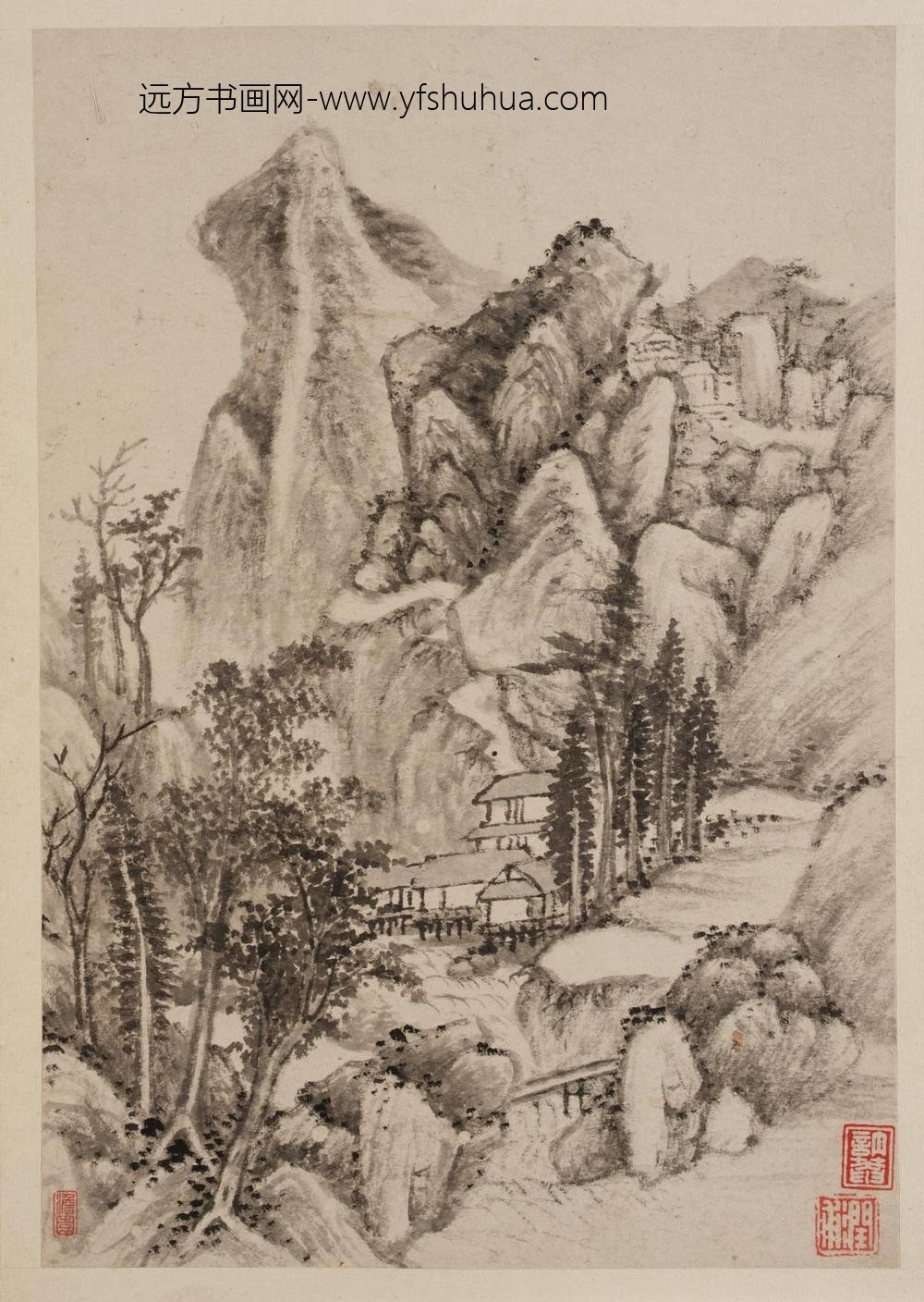 卞文瑜_仿古山水图册_