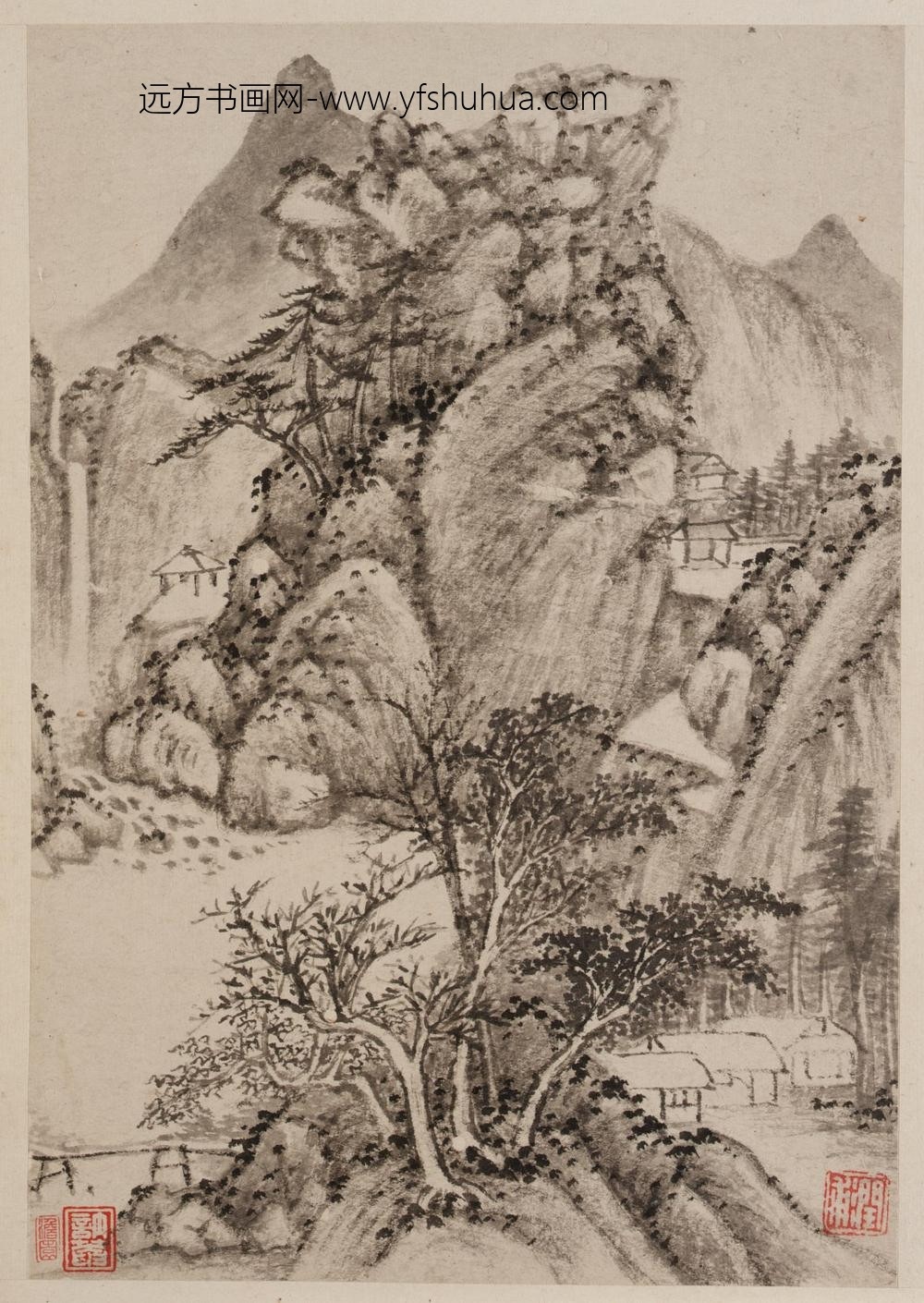卞文瑜_仿古山水图册_