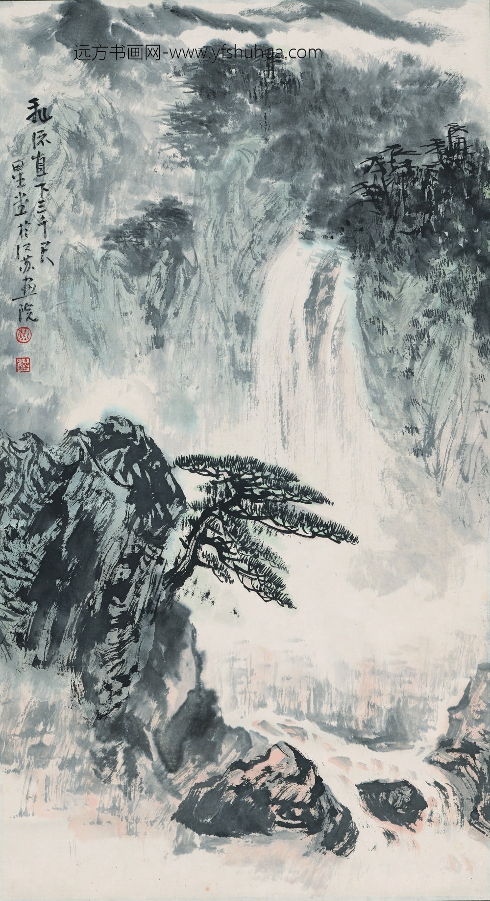卢星堂_山水图轴