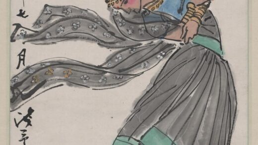 叶浅予 少女图轴.jpg