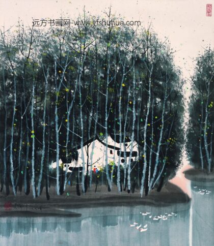 吴冠中 林中小屋.jpg