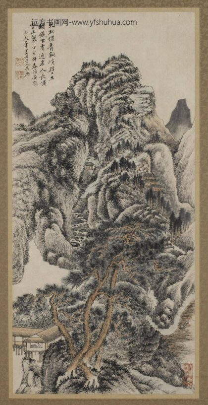 吴历 仿王蒙山水.jpg