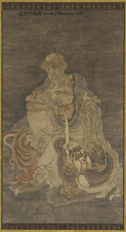 吴道子 文殊骑狮坐像.jpg