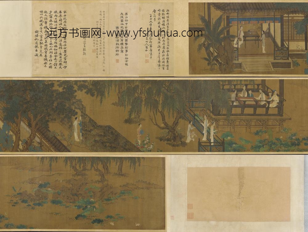周文矩_荷塘仕女图卷