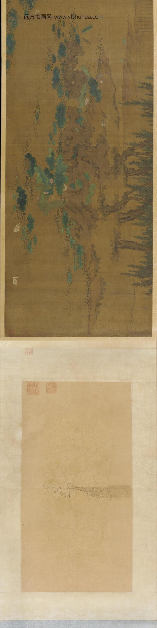 周文矩_荷塘仕女图卷_