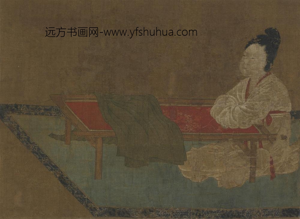 周昉_仕女刺绣图