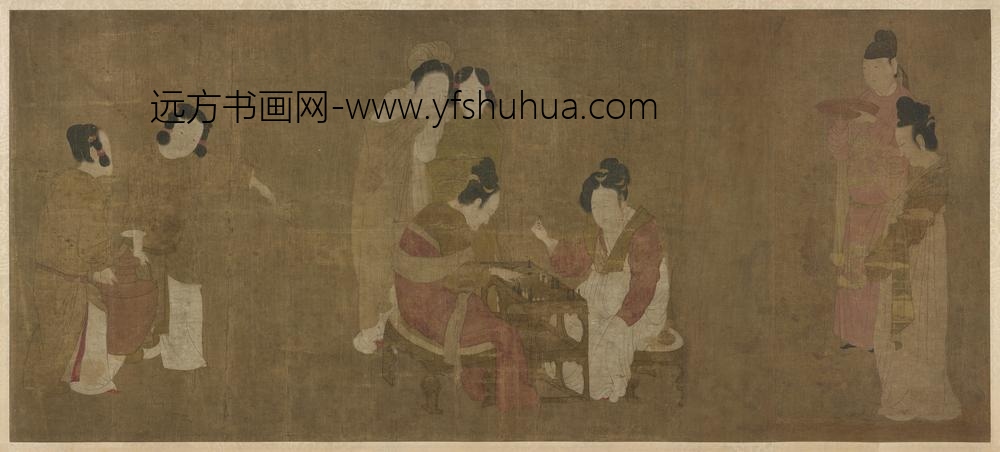 周昉_内人双陆图卷（画心)