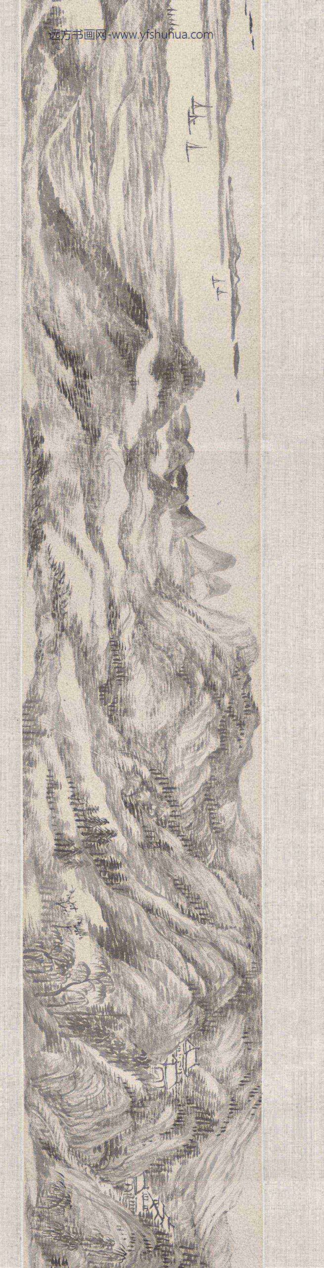 周颢_层峦无尽图_