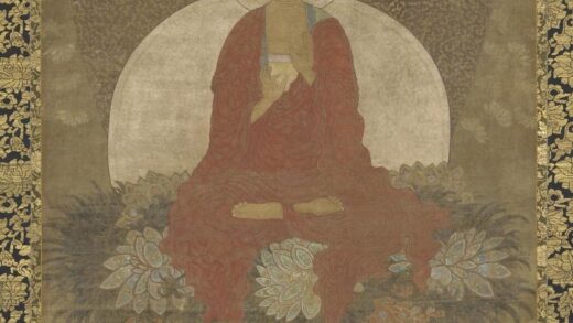 坐于拘尸草座之佛图.jpg