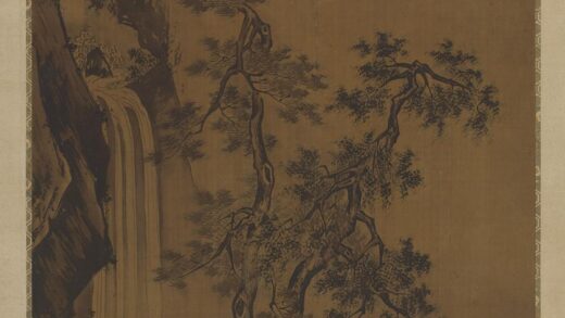 夏圭（珪） 听琴观瀑图轴.jpg