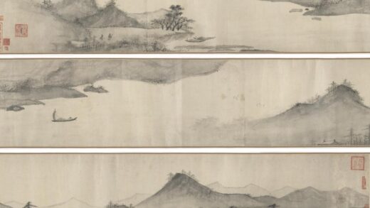 夏圭（珪） 晴江归棹图卷.jpg