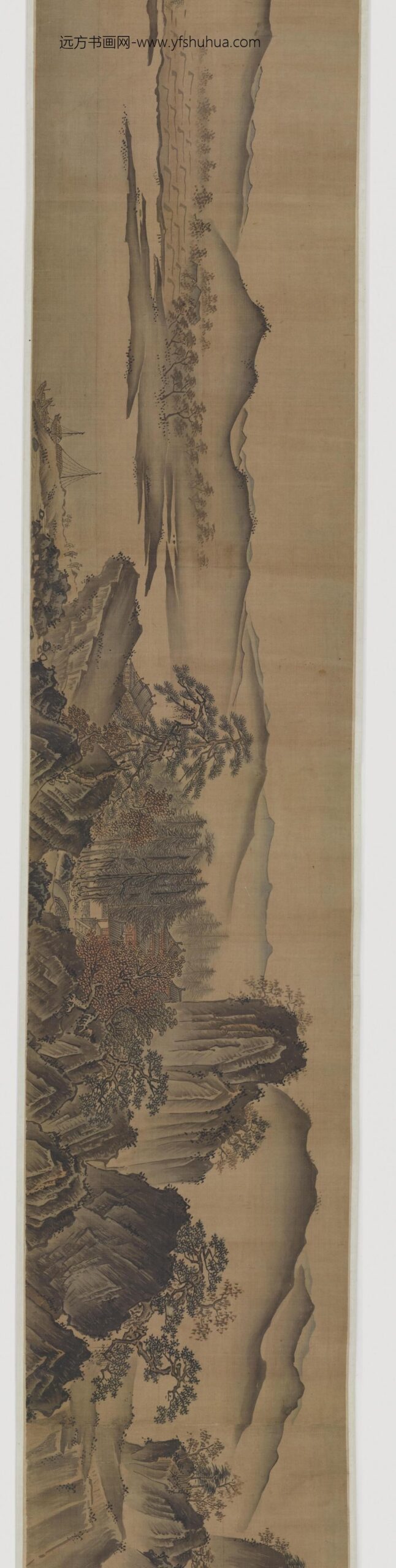 夏圭（珪）_江村图卷（千岩竞秀图）_