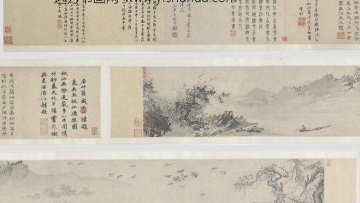夏圭（珪） 秋江渔乐图卷.jpg