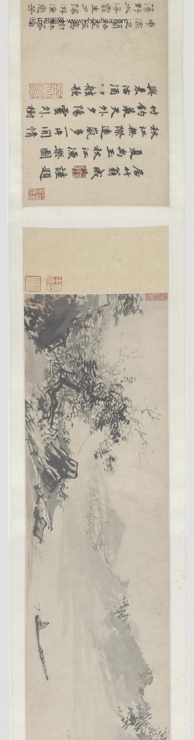 夏圭（珪）_秋江渔乐图卷_