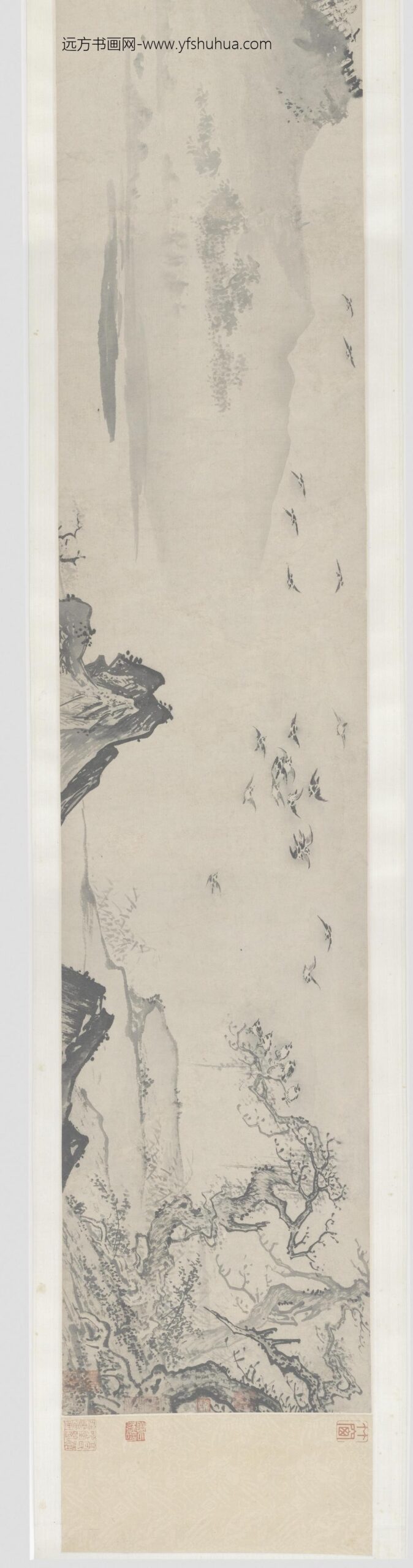 夏圭（珪）_秋江渔乐图卷_
