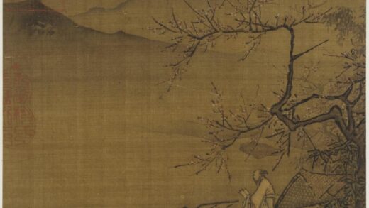 夏圭（珪） 花下泊舟读书图.jpg