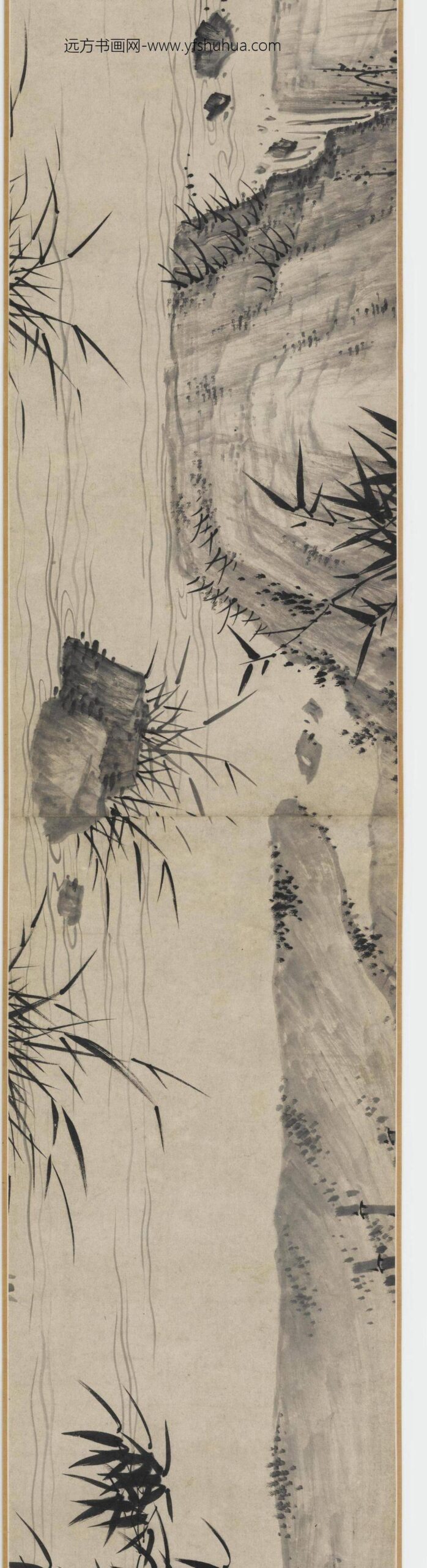 夏昶_潇湘过雨图卷_