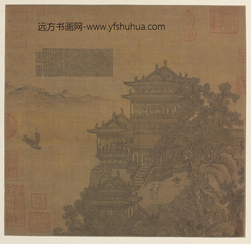夏永_滕王阁图