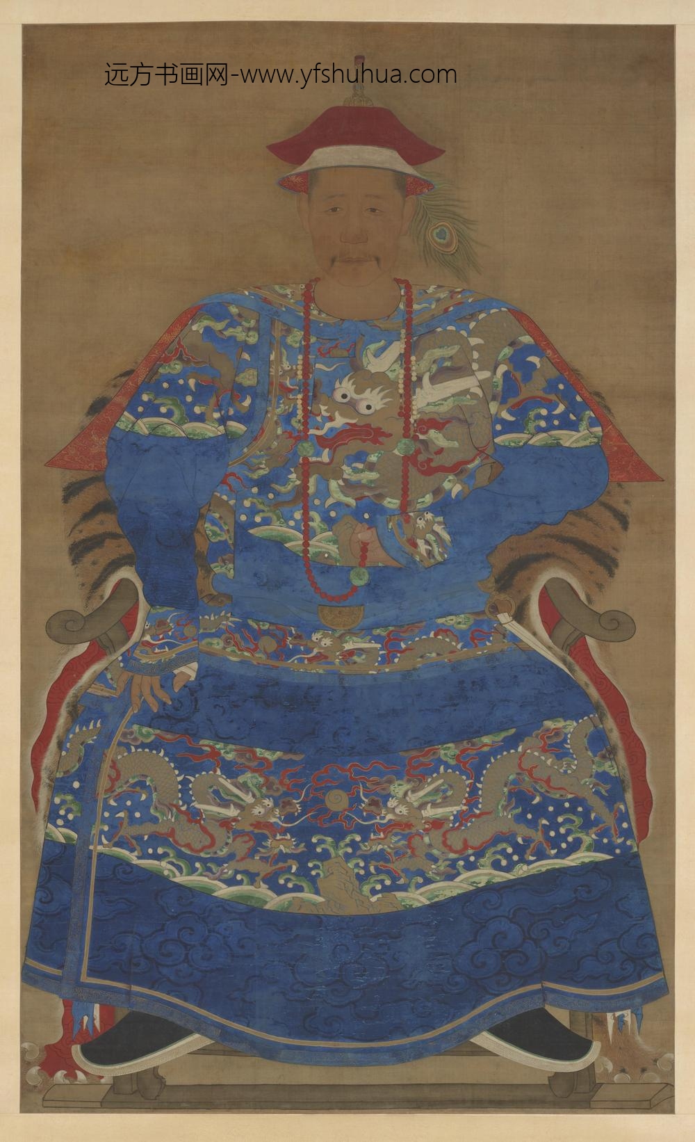 孔雀翎男子肖像