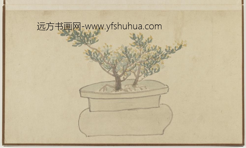 孙克弘_盆供花石册-松