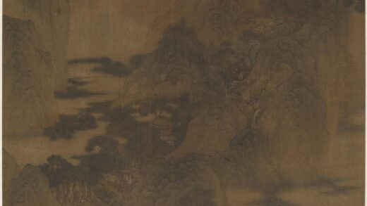 张宏 溪谷烟峦山居图.jpg