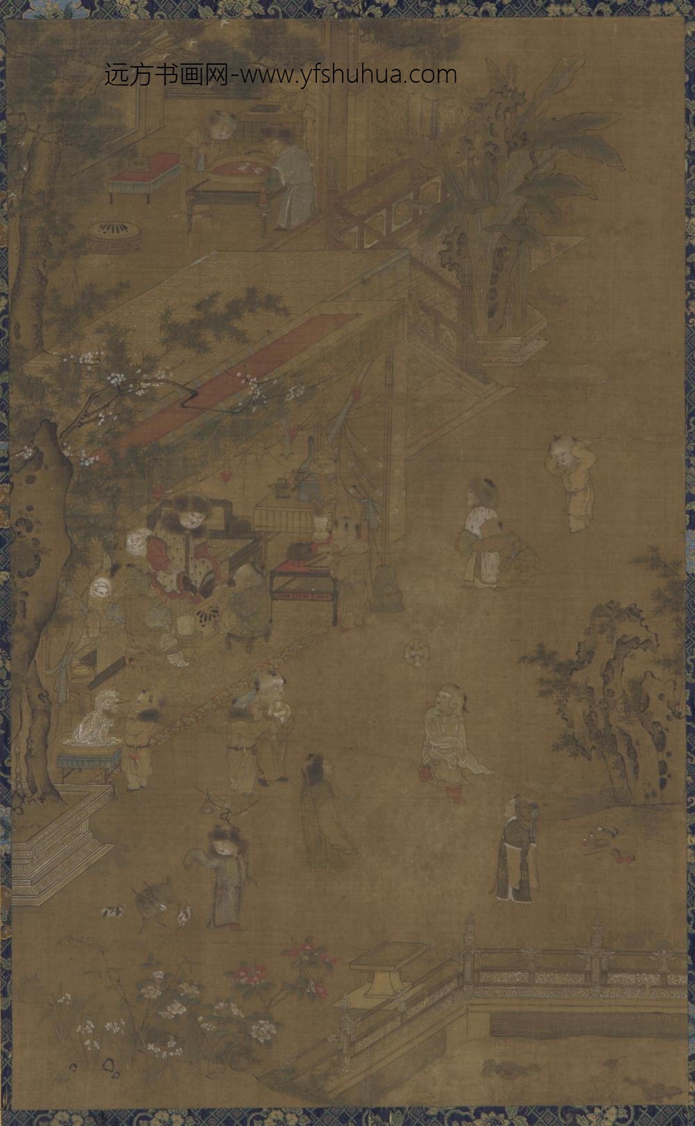 张萱_婴戏图轴
