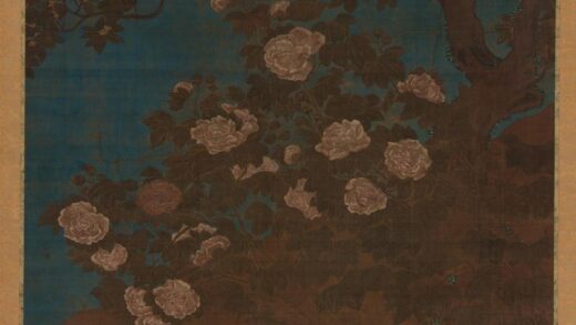徐崇嗣 鸳鸯花影图.jpg
