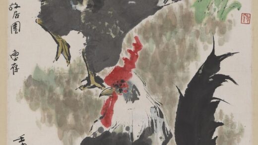 徐昌酩 雄鸡图轴.jpg