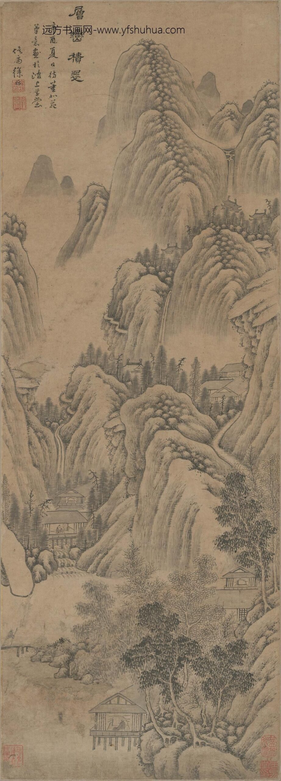 徐枋_层峦积翠
