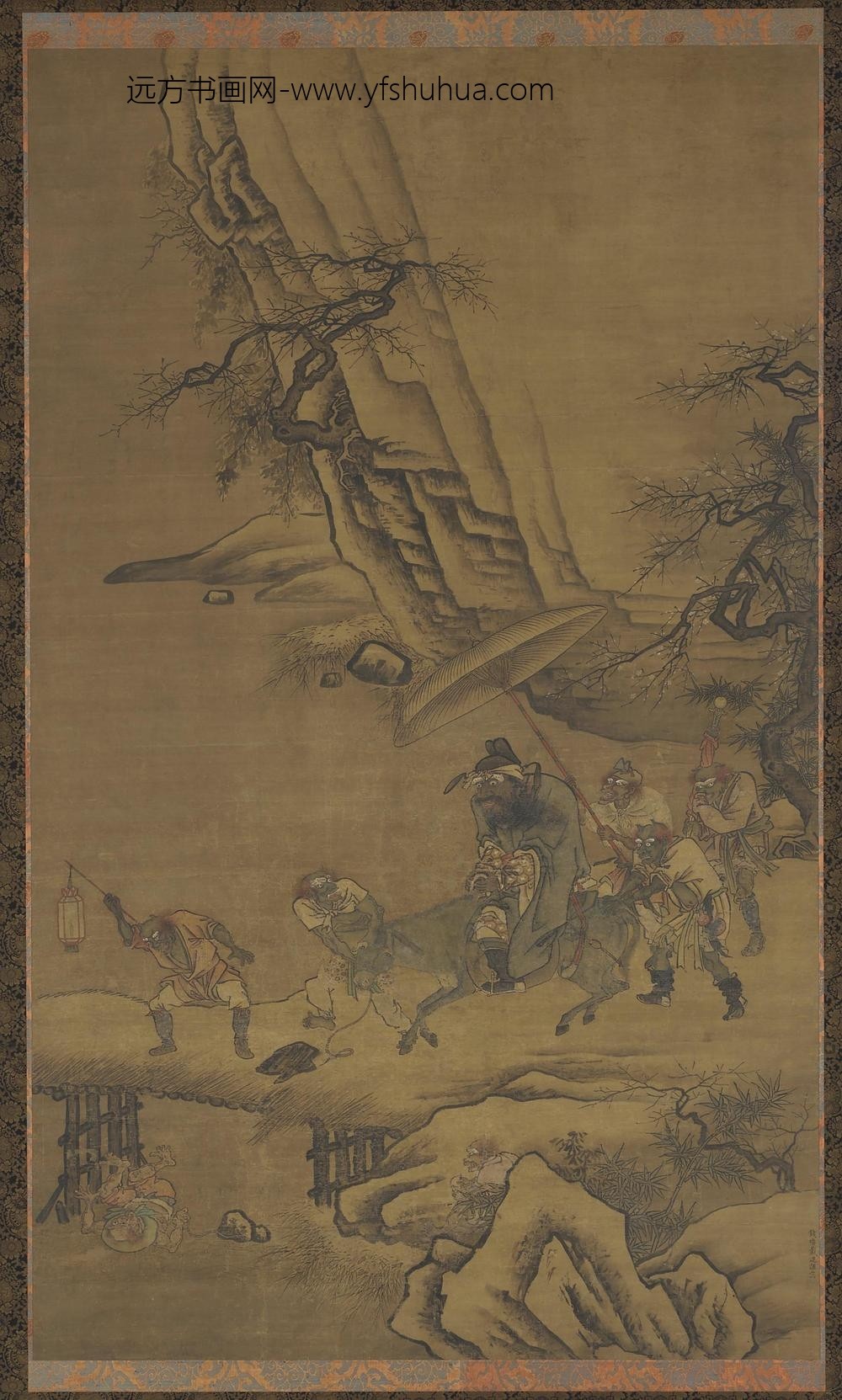 戴进_钟馗渡妖图