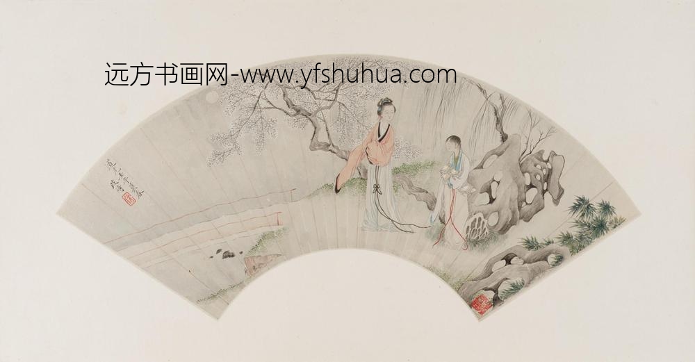 改琦_月夜仕女图