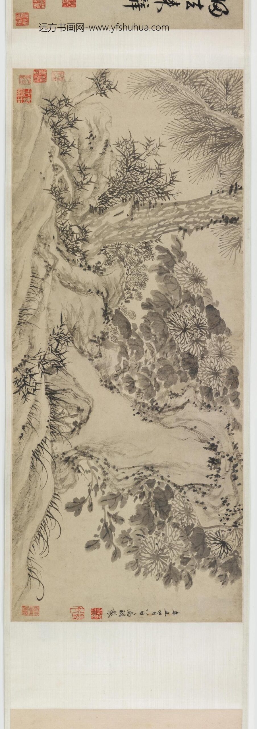 文征明（文征明）_书画合璧图卷_