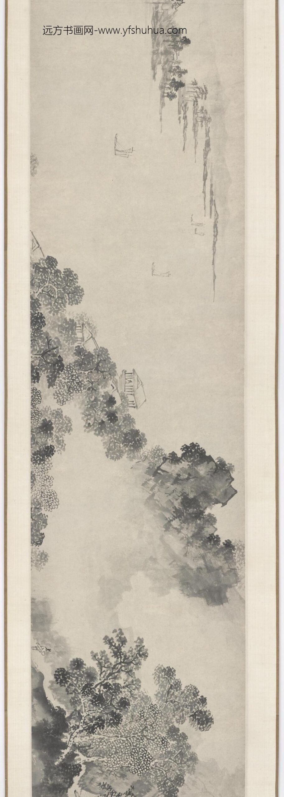 文征明（文征明）_山水图卷_