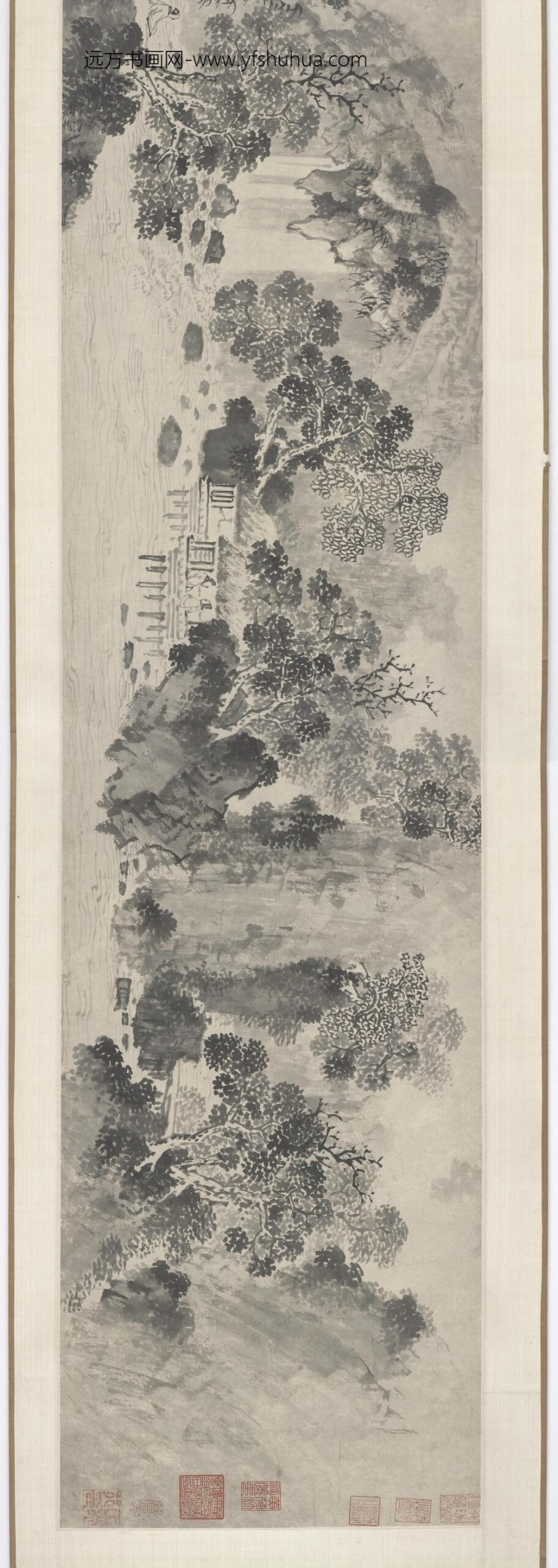文征明（文征明）_山水图卷_
