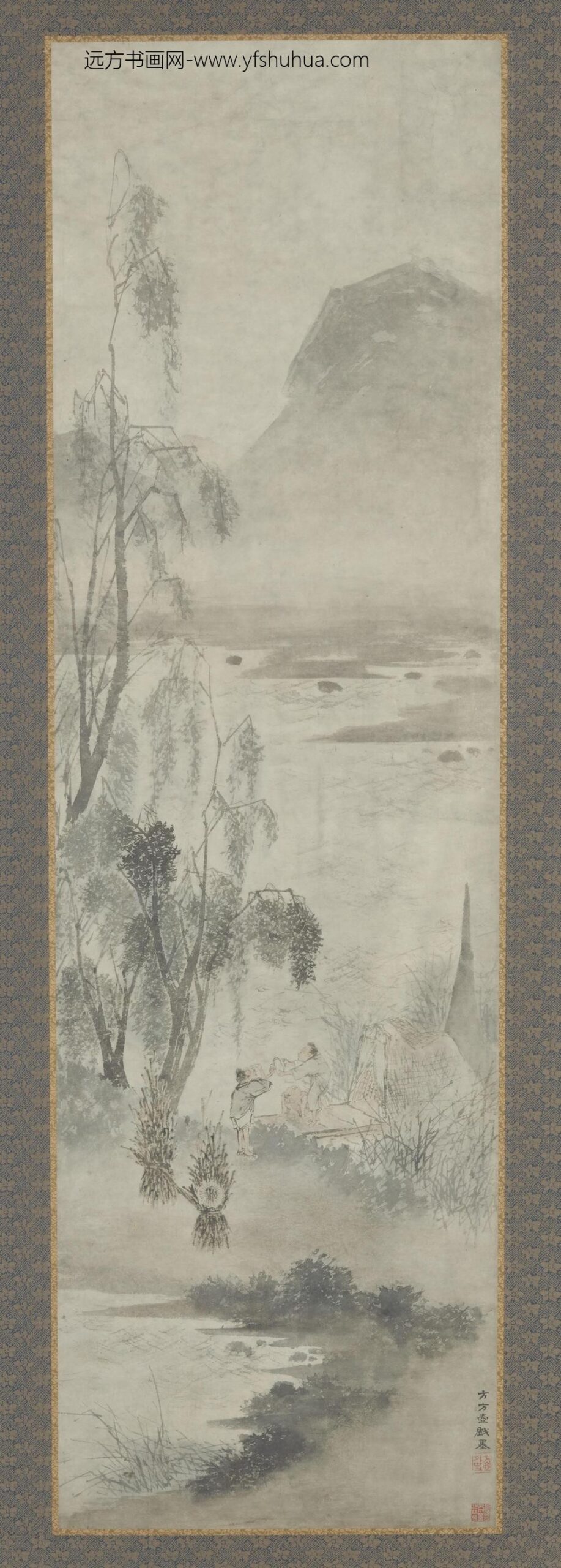 方从义_渔乐图_