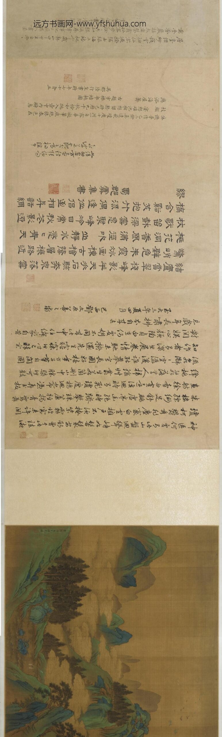 方椿年_王母蟠桃会图卷_