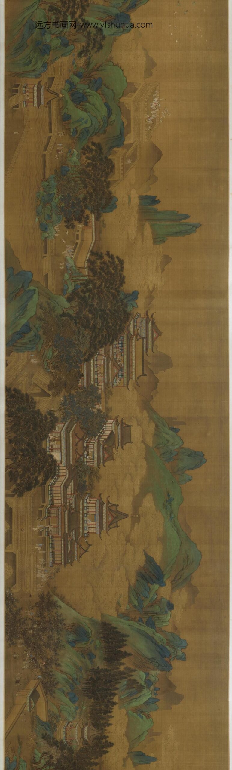 方椿年_王母蟠桃会图卷_