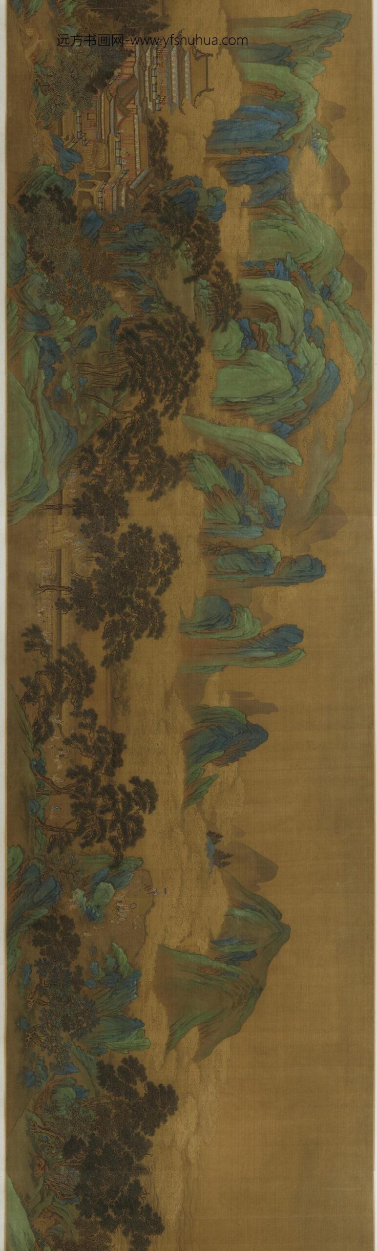 方椿年_王母蟠桃会图卷_