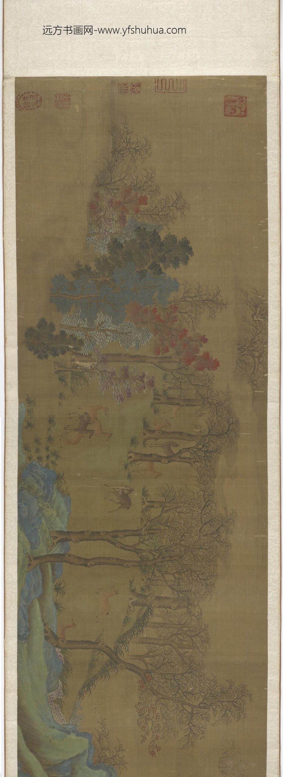 易元吉_秋景獐猿图卷_