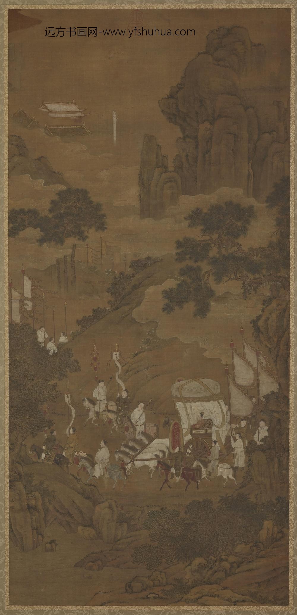 晋文公复国图
