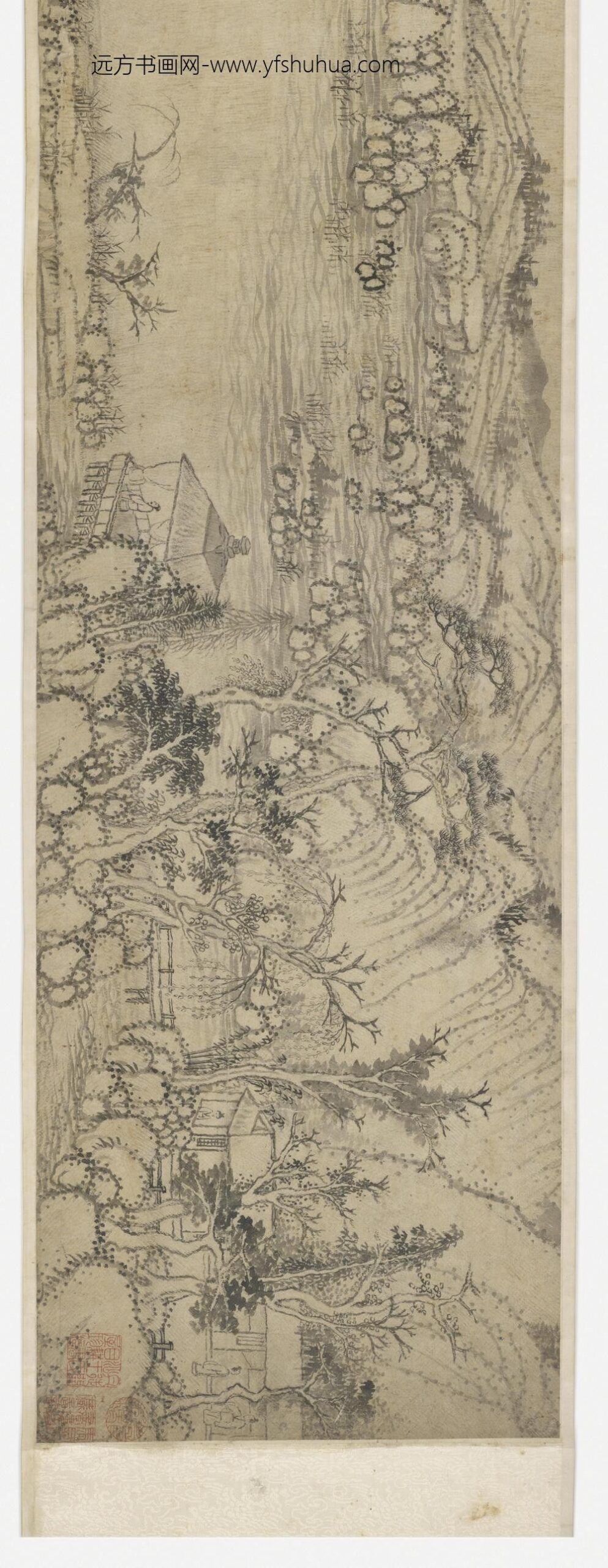 曹知白_水居图_