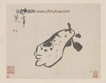 朱耷 佛手图册页.jpg