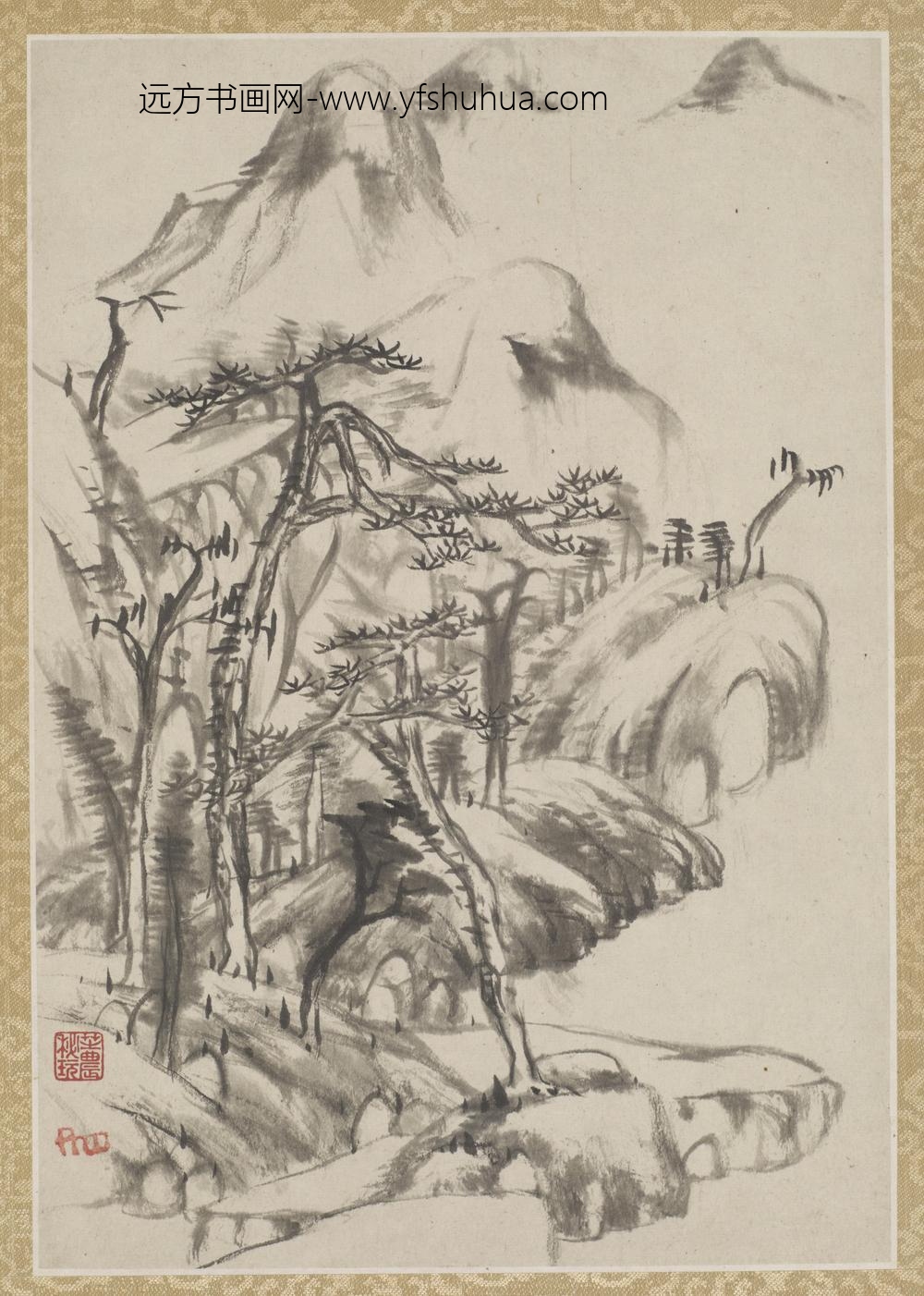 朱耷_八大山人书画合册_