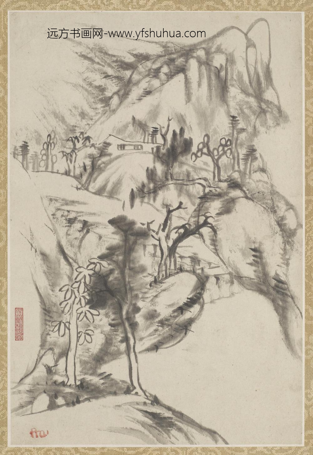 朱耷_八大山人书画合册_